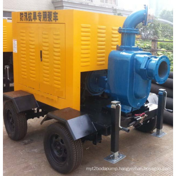 Mobile Trailed Diesel Engine Dewatering and Sewage Pump